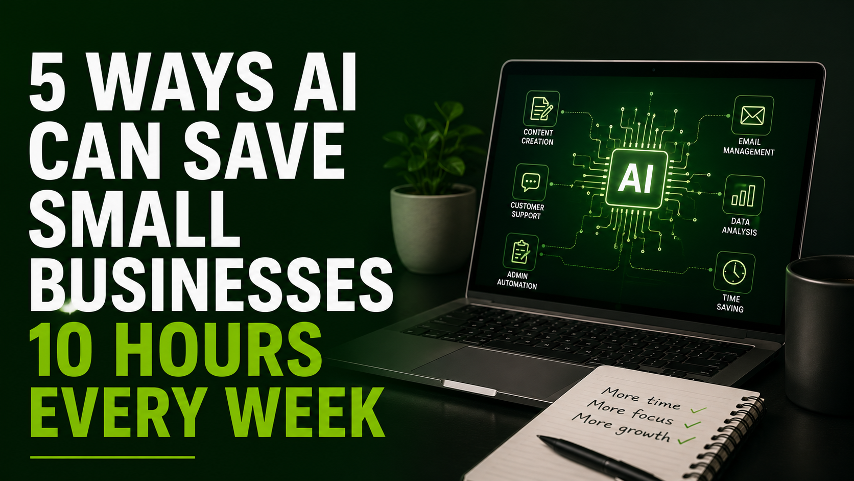 5 Ways AI Can Save Small Businesses 10 Hours Every Week
